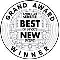 2020 Popular Science Best of What's New Award Badge