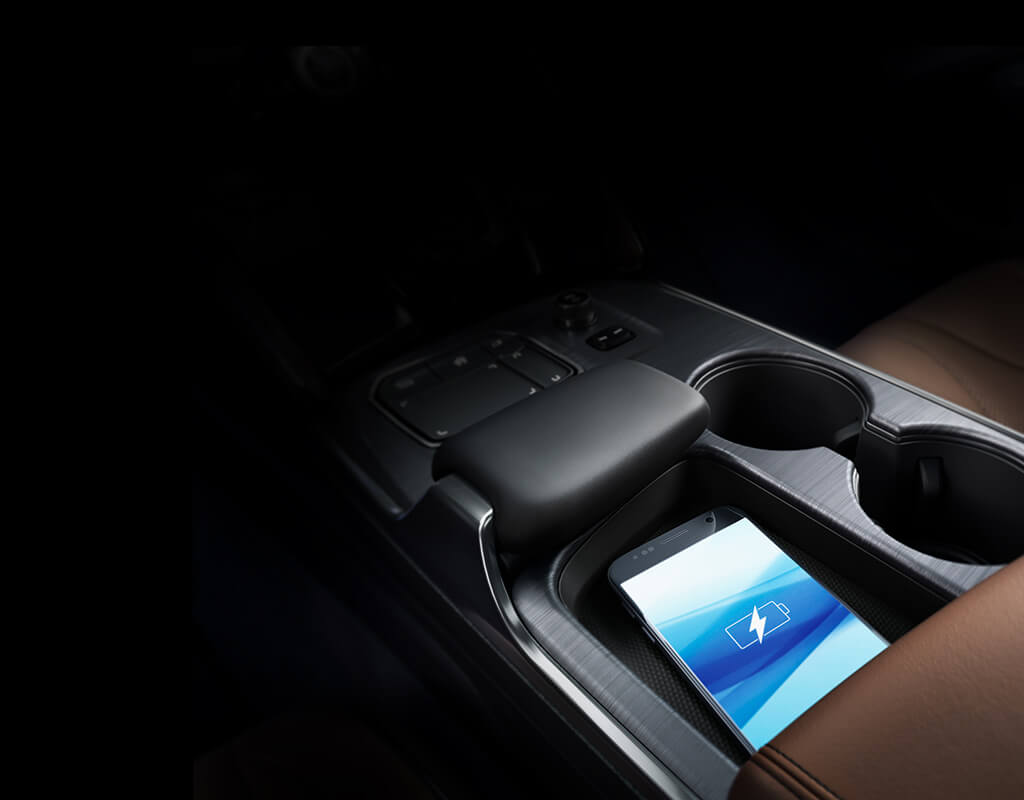 Center Console and Cell Phone Inside 2023 Acura TLX Sedan