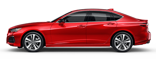 2023 Red Acura TLX Sedan Side Profile